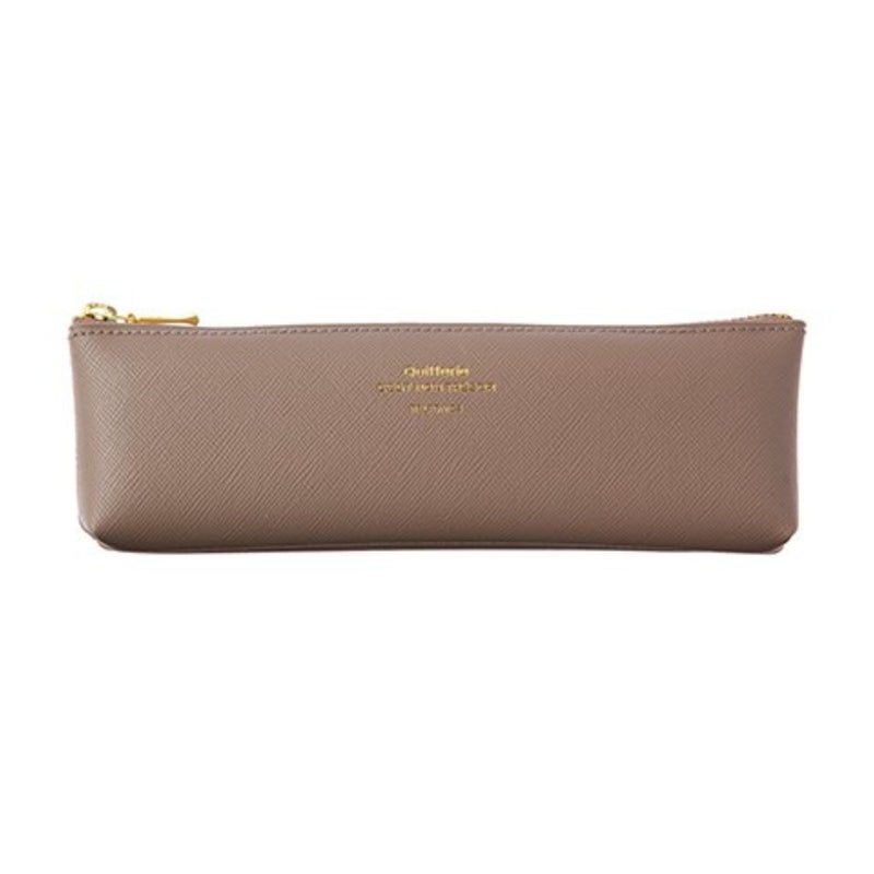 Delfonics [DELFONICS] 500222 Quitterie Pencil Case Greige Pencil Holder Pen Case Pouch - Image 1